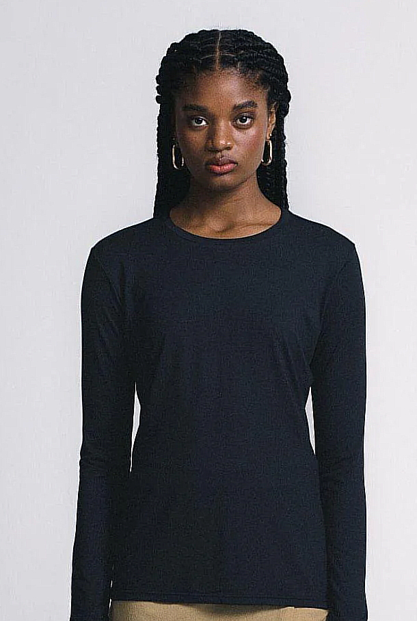 Urbanix Essential® Camiseta Modal Manga Longa Feminina